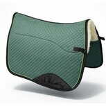 Kifra-pad Square Lamswol Forest Green Velvet