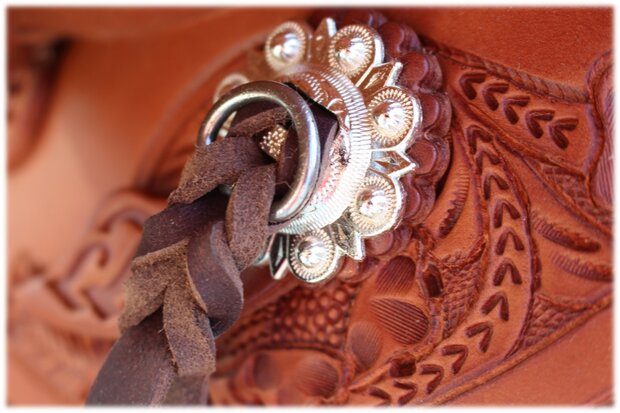 Freemax Western Cow Cognac Round