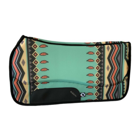 Burioni westernpad Sympanova Indi Green &ndash; ademend, antislip en duurzaam