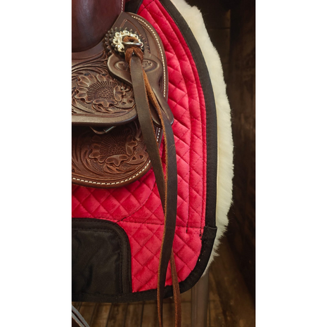 Kifra-pad Western Hot Pink Velvet 8 Pockets