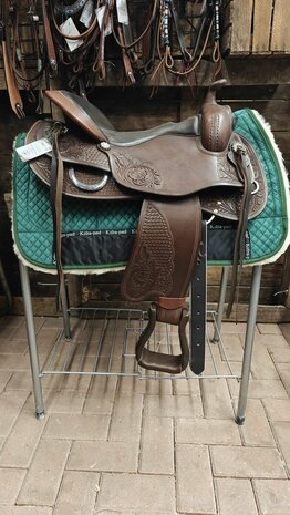 Kifra-pad Western Forest Green VELVET 8 Pockets