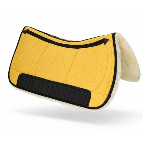 Kifra-pad Western Yellow &amp; Black Velvet 8 Pockets