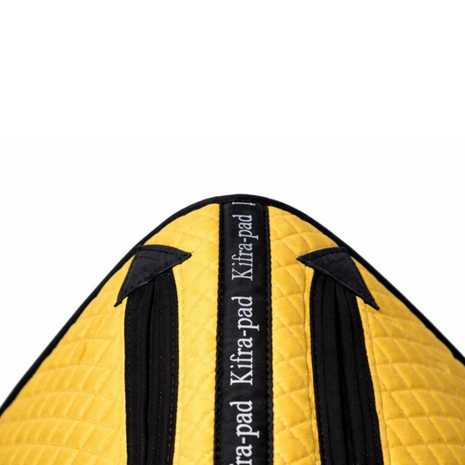 Kifra-pad Western Yellow &amp; Black Velvet 8 Pockets