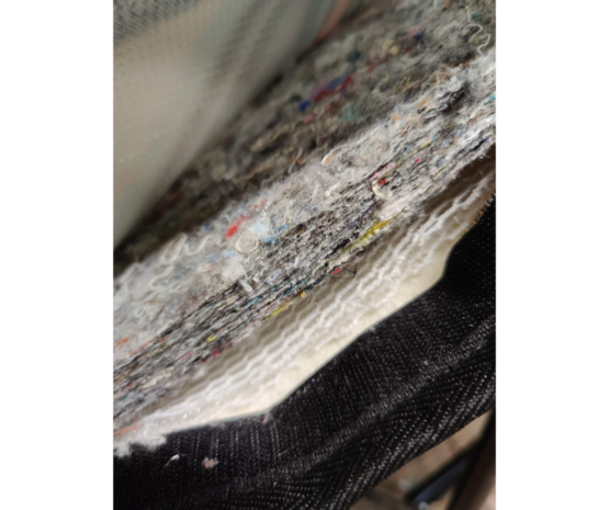 Burioni westernpad round TexTech &amp; scheerwol &ndash; met inlagevakken (exclusief bij Kifrahorse.nl)