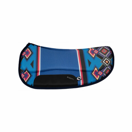 Burioni westernpad round TexTech &amp; scheerwol &ndash; met inlagevakken (exclusief bij Kifrahorse.nl)