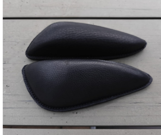 Losse Lederen Kniewrongen met Klittenband - GFS S705