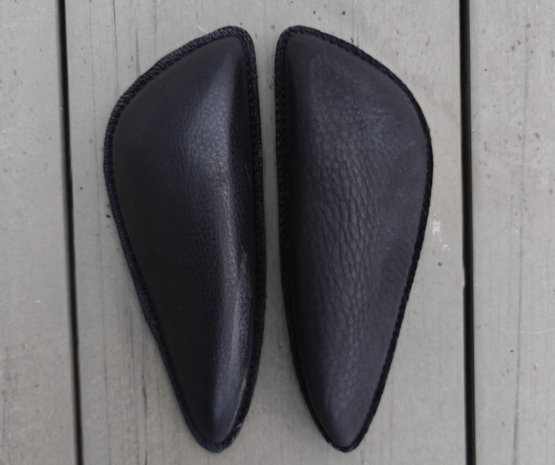 Losse Lederen Kniewrongen met Klittenband - GFS S705