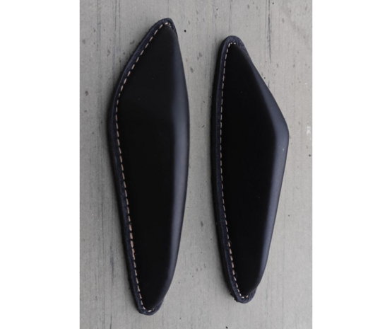 Losse Lederen Kniewrongen met Klittenband -  GFS S670