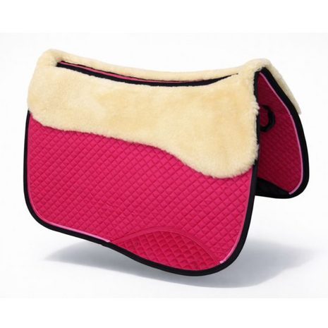 Kifra-pad Square Lamswol Hot Pink Velvet